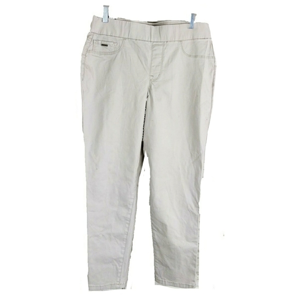 NWT-Nine West Sz 4 Heidi Yoga Stretch Skiny Crop - Picture 3 of 6